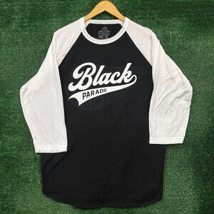 My Chemical Romance Long Live The Black Parade Tour Baseball Tee Size Extra Larg